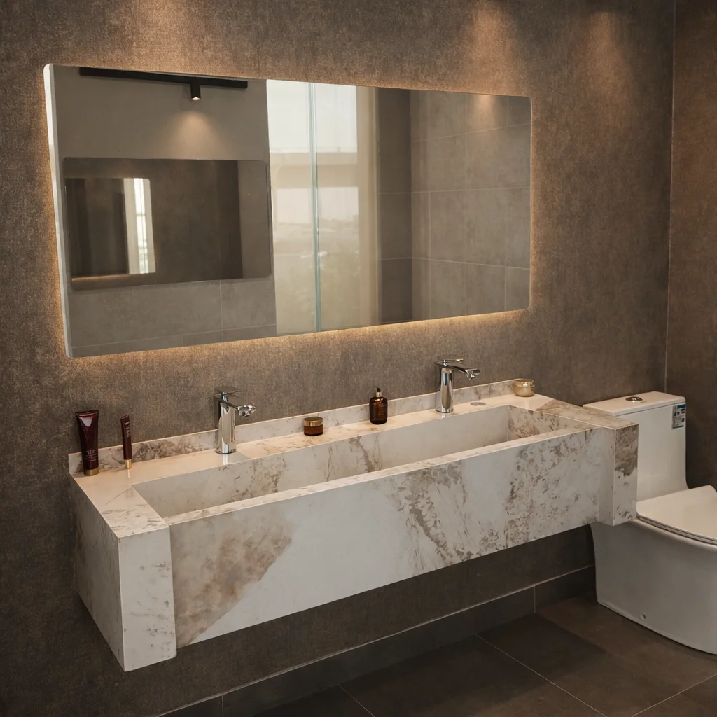 مغسلة بورسلان 150 سم