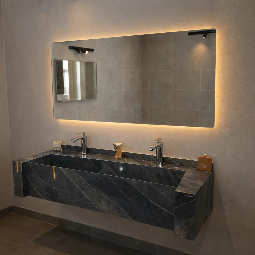 مغسلة بورسلان 150 سم - صورة 2