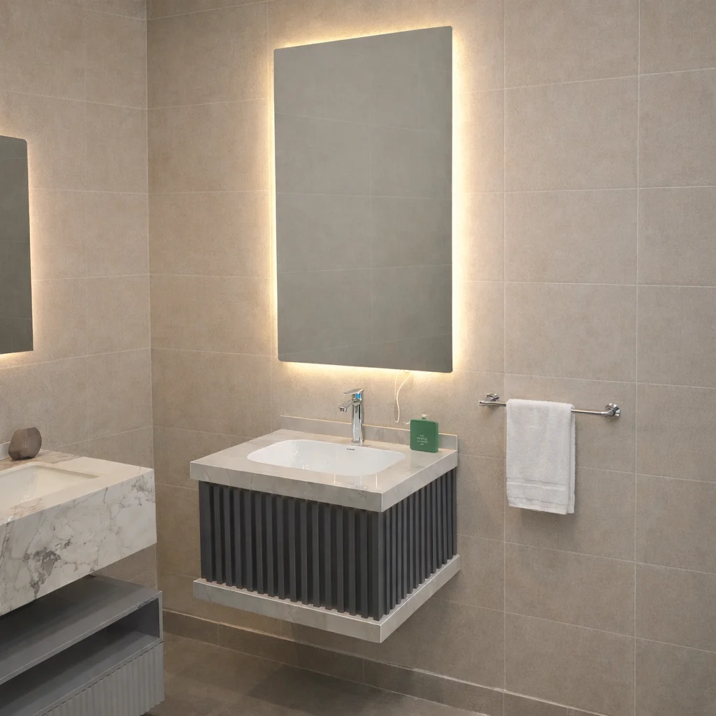 مغسلة بورسلان مقاس 65 سم