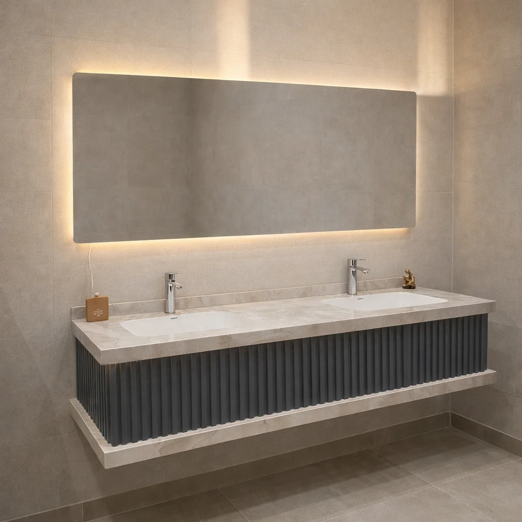 مغسلة بورسلان مقاس 170 سم