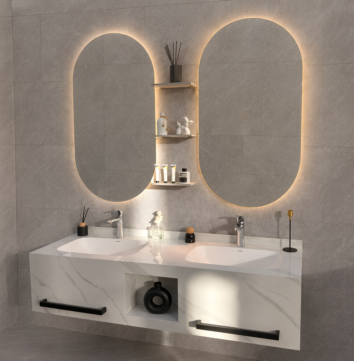 مغسلة بورسلان مقاس 150 سم 