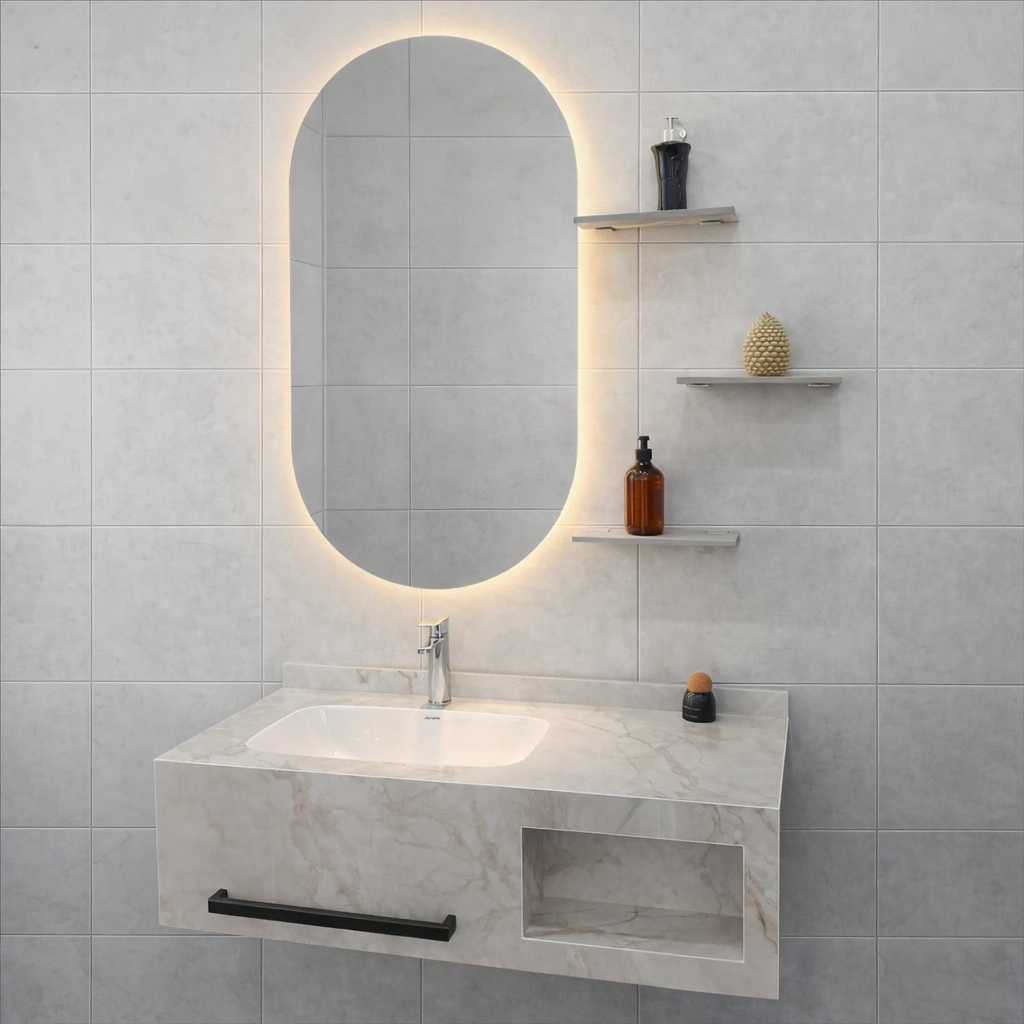 مغسلة بورسلان حوض مقاس 100 سم