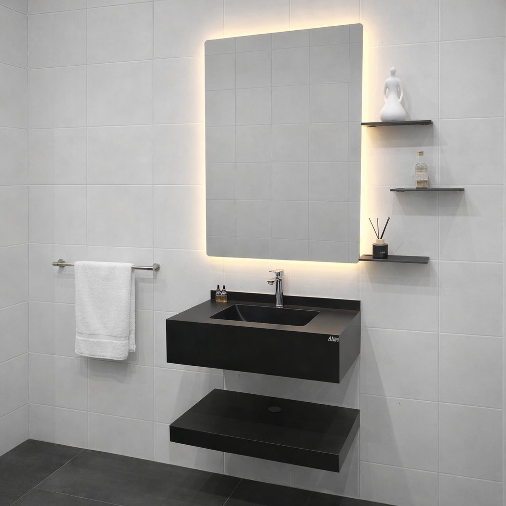 مغسلة بورسلان حوض مقاس 80 سم