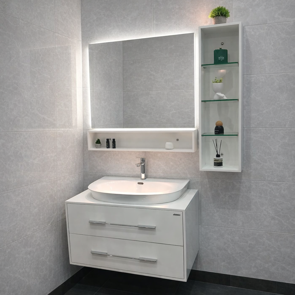 مغسلة PVC حوض مقاس 90 سم