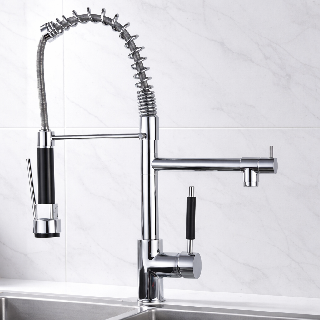 خلاط مطبخ كروم