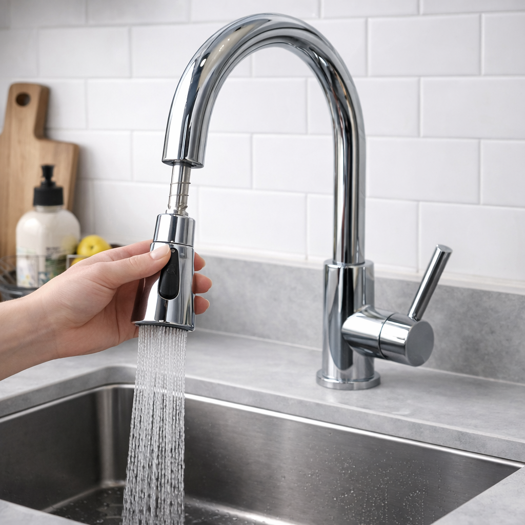 خلاط مطبخ كروم