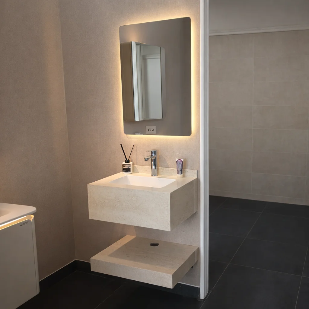 مغسلة بورسلان مقاس 50 سم