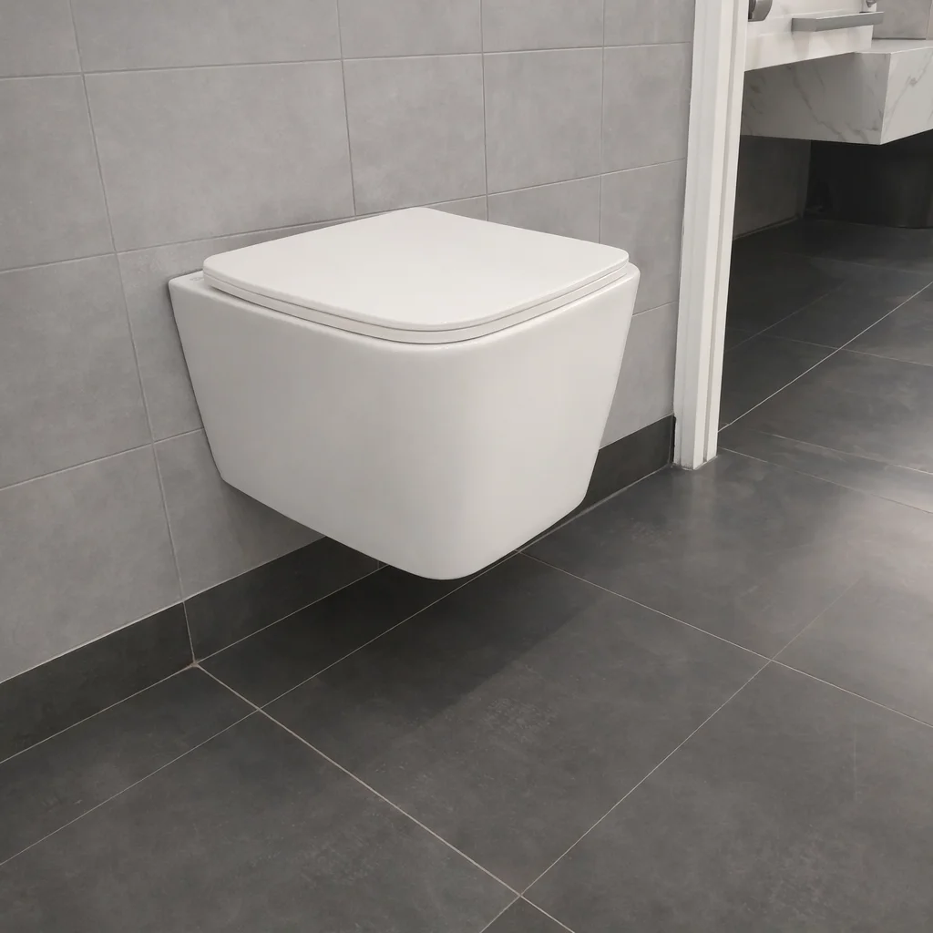 كرسي حمام معلق بورسلان