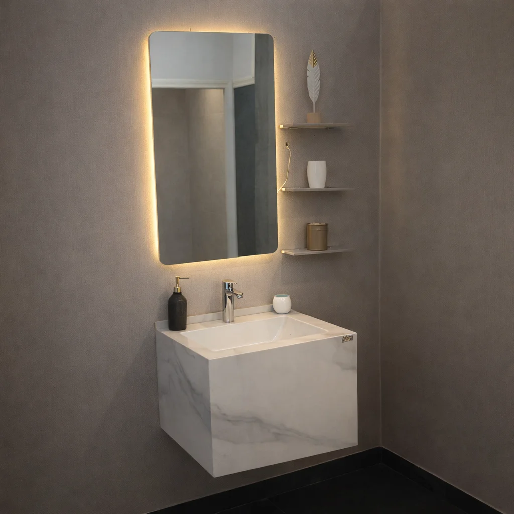 مغسلة بورسلان مقاس 50 سم