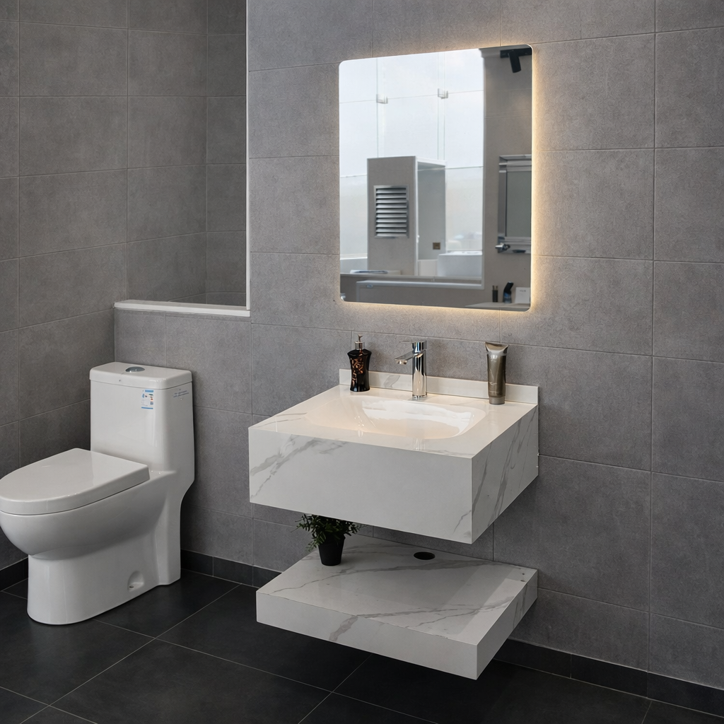 مغسلة بورسلان مقاس 60 سم